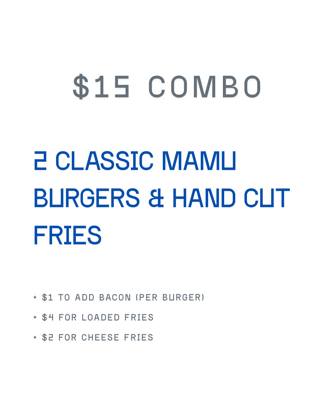 $15 COMBO
